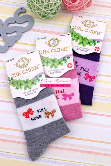 Носки женские "Che chieh" №В966-1 (25/221)
