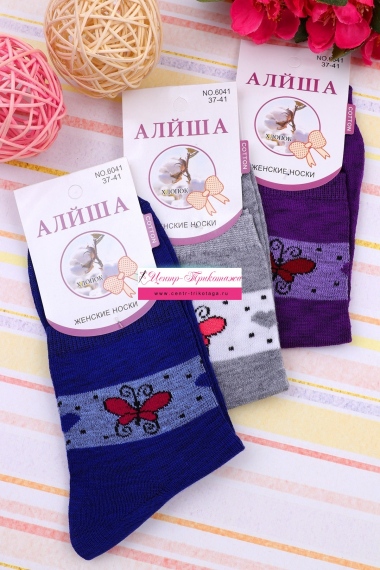 Носки женские "Алиша" №6041 (5/424)