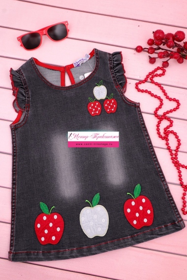 Платье джинсовое (2-5 лет) №ОР768П-4