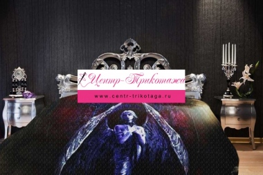 Покрывало Макосатин Готика Темный ангел  №ПАВР-А17