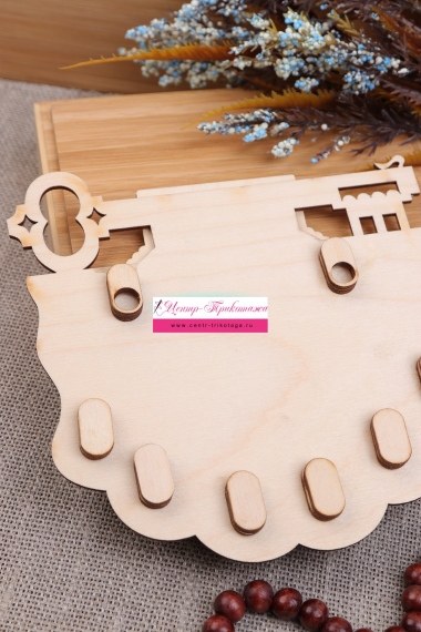 Ключница нейтральная "6 крючков" №ФС-КН-03