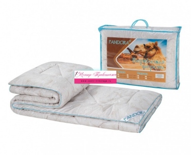 Одеяло "Верблюжья шерсть" Pandora тик зимнее (400г/м2) №ПБ-О-21