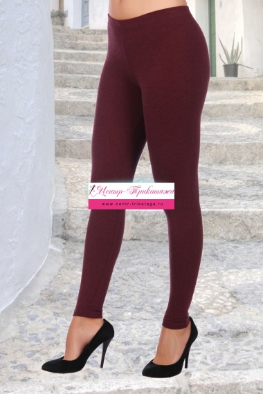 Леггинсы Бискотти - бордо