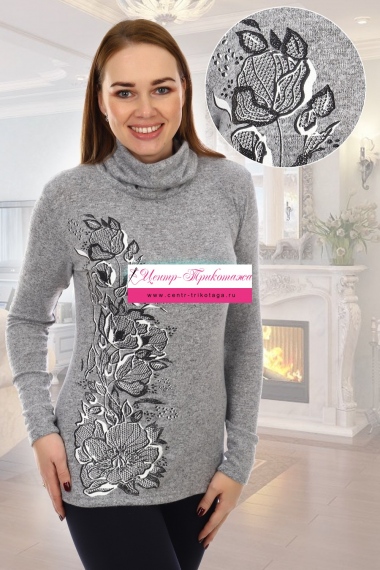 Джемпер Брюссель - светло-серый