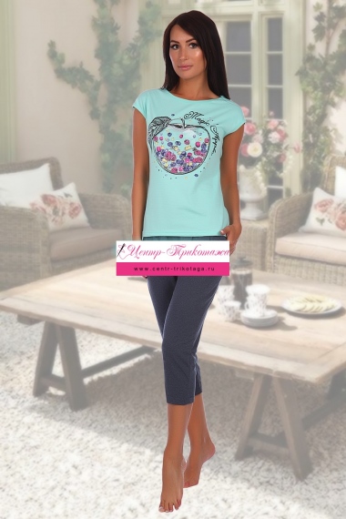 Костюм Яблоко - ментол