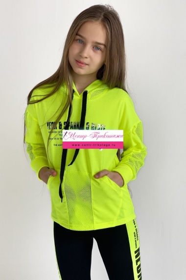 Толстовка детская - желтый №Н-8102