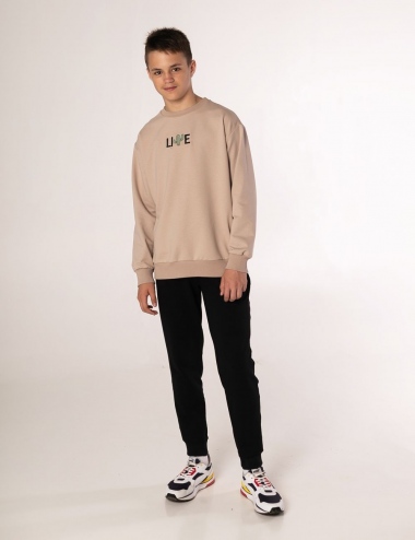 Свитшот детский - бежевый №Н-1536