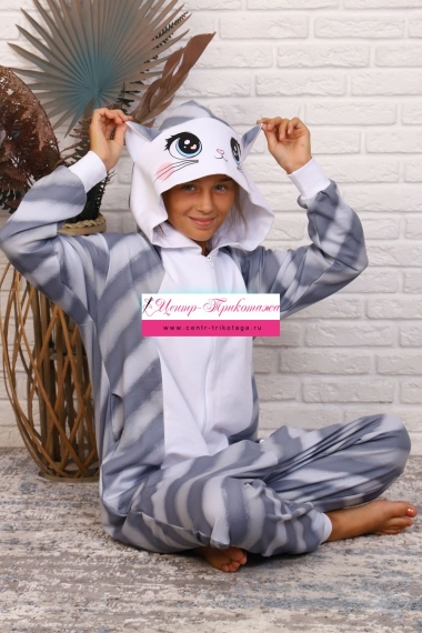 Комбинезон детский - серый №Н-11610