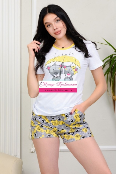 Пижама - желтый №Н-4445