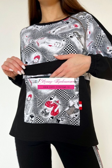 Костюм - черный №Н-7298