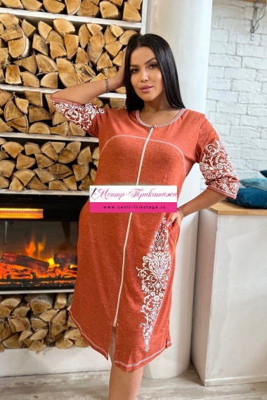 Халат - сиреневый №Н-8165