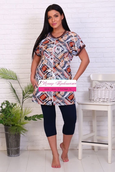 Костюм - коричневый №Н-6745