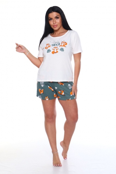 Пижама - молочный №Н-6035