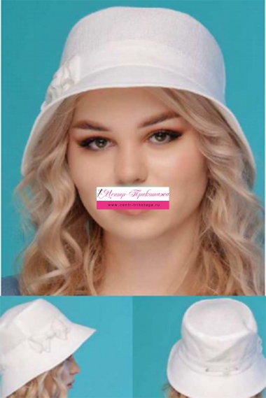 Панама женская (лён) №ЛП95 (18м/518)