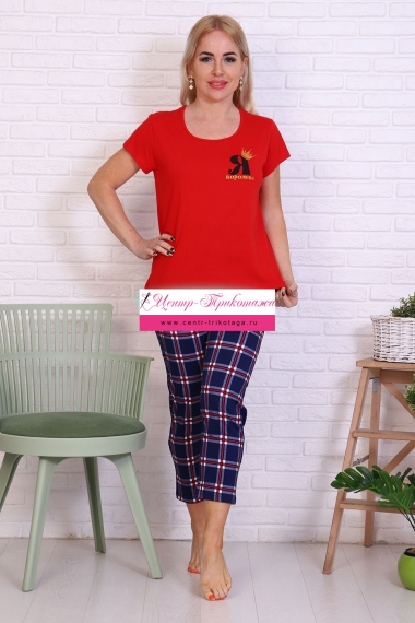 Пижама - красный №Н-27322