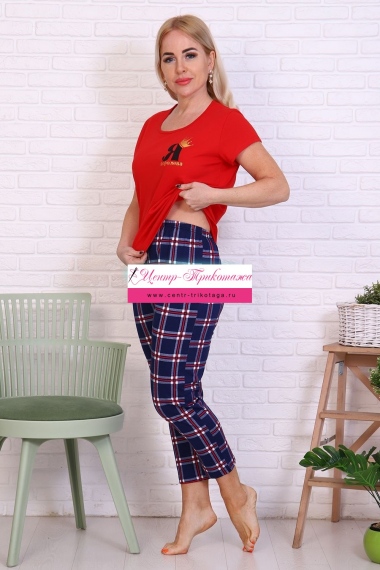 Пижама - красный №Н-27322