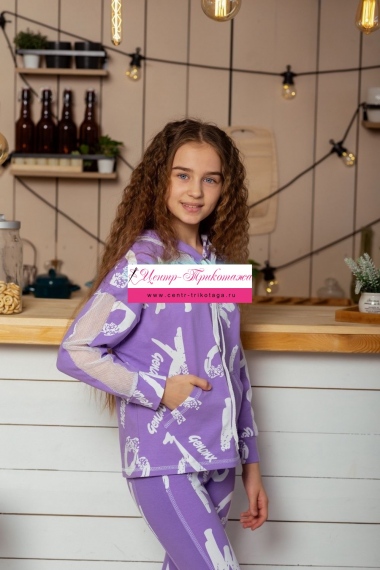 Толстовка детская - лавандовый №Н-8230