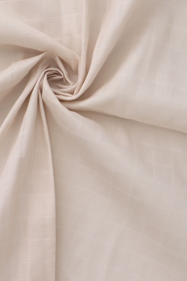 Комплект из муслина пеленка 110х110 и 2 салфетки 23х23 арт. КТ-М-лен - бежевый №Н-11011022323-