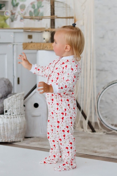 Ползунки на резинке Сердечки арт. ПЗ-01-сердечки