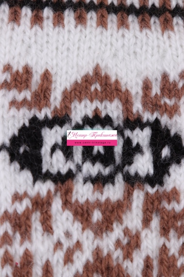 Варежки женские шерстяные №НШ102-1 (17/114)