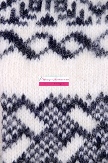 Варежки женские шерстяные №НШ107-3 (17/111)