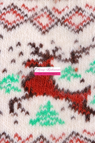 Варежки женские шерстяные №НШ108-2 (17/113)