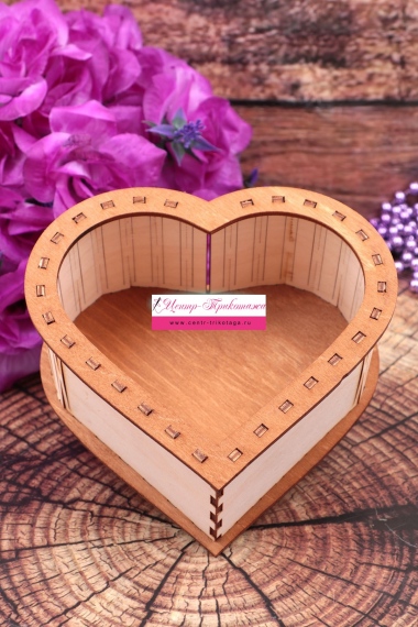 Шкатулка "Сердце большое" №ФС-СШк01