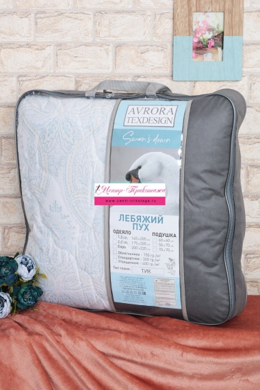 Одеяло "Classic Plus" лебяжий пух (тик) 150 гр. №ПАВР-0-01025 (24/218)