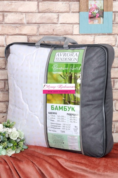 Одеяло "Classic Plus Бамбук" (тик) 150 гр. №ПАВР-О-01019